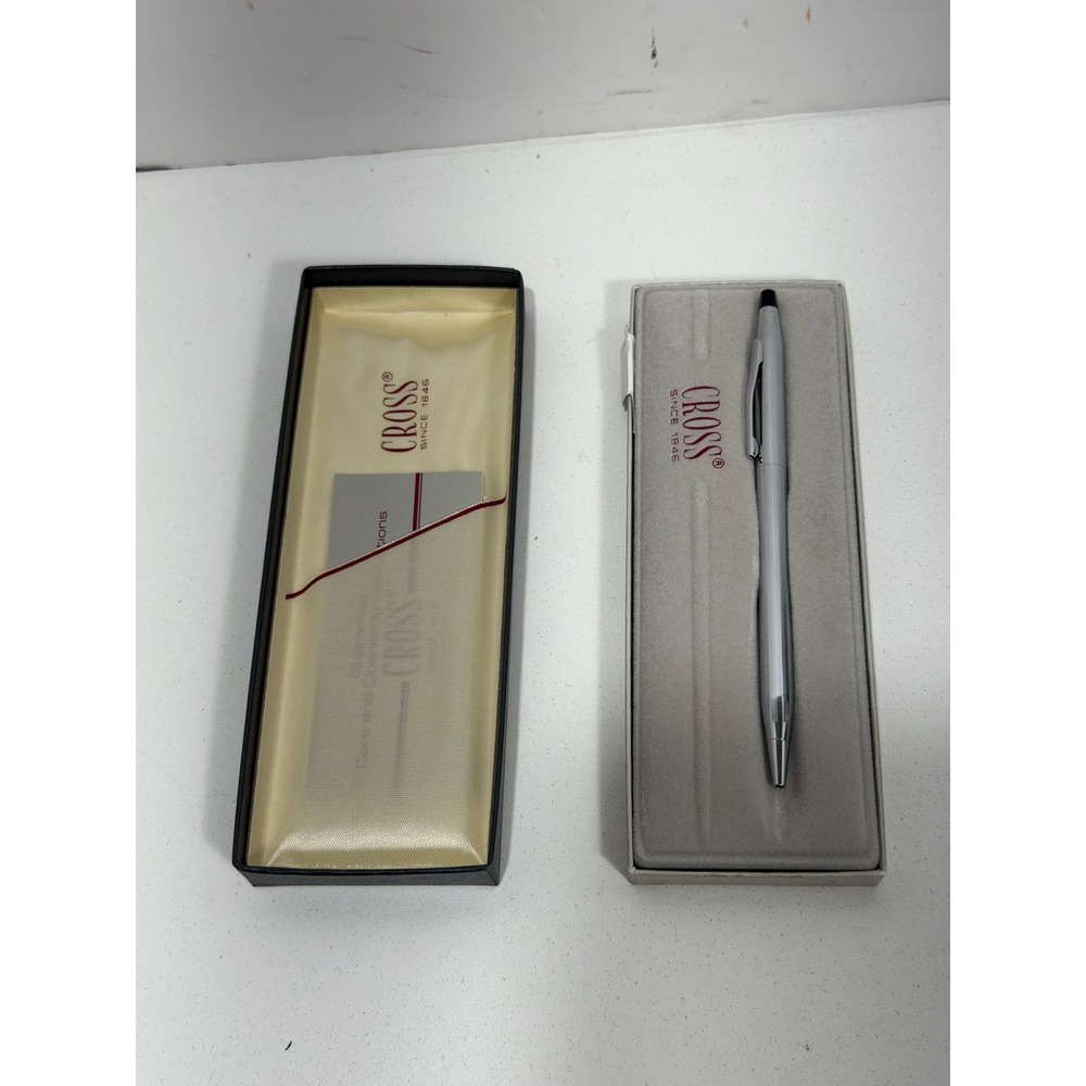 Cross Classic Century Chrome Ballpoint Pen Made in‎ USA with Original Box